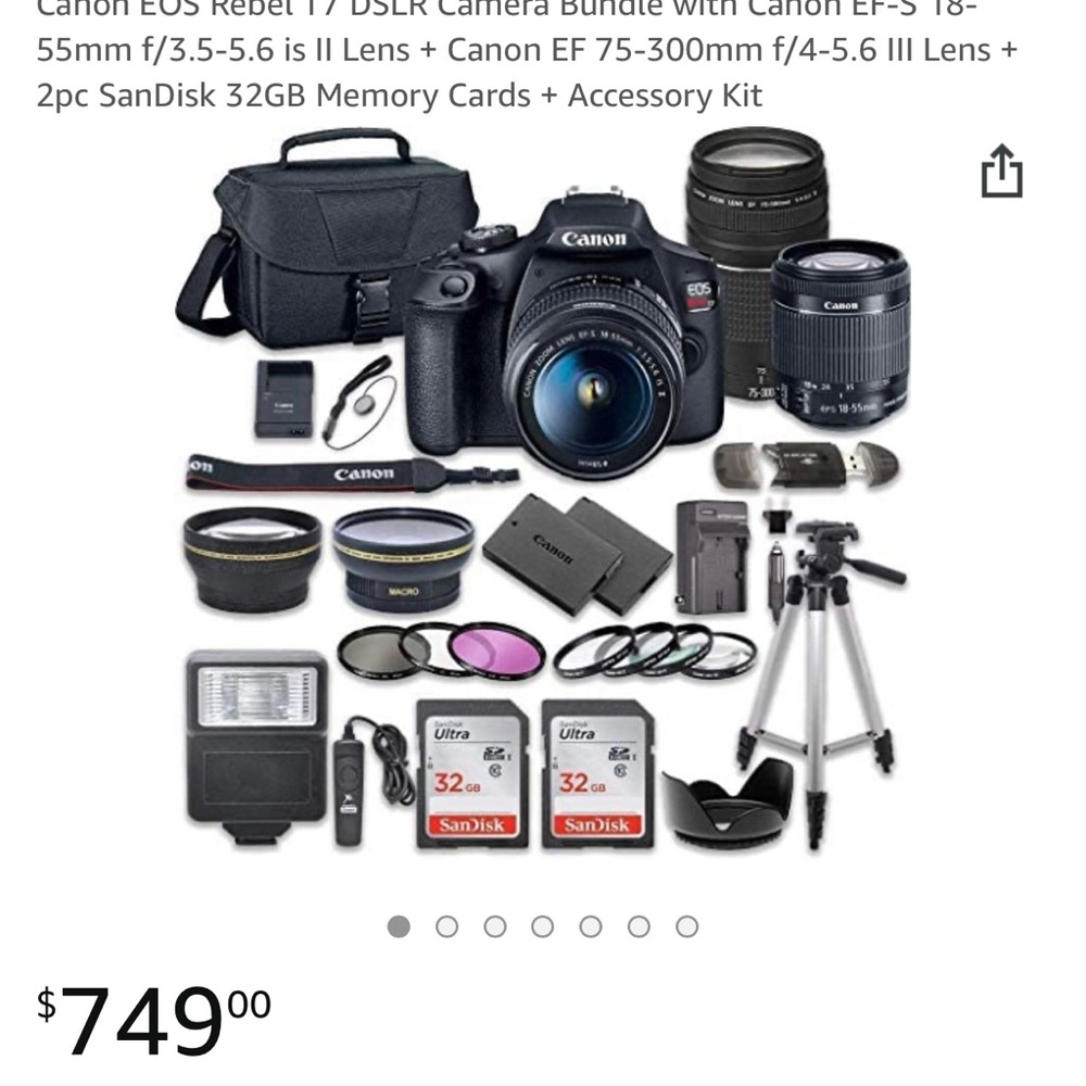 Canon camera bundle